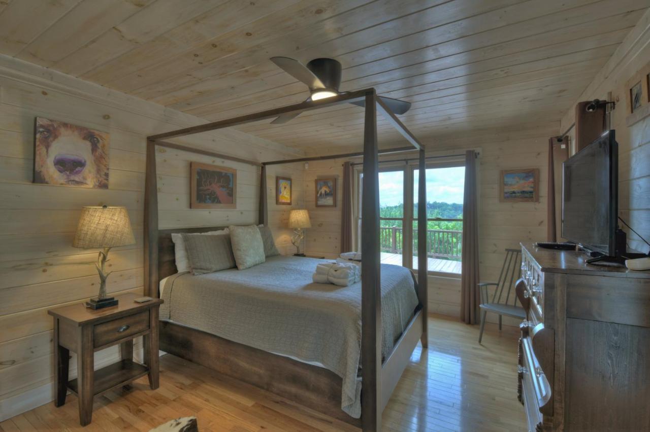 Champagne Chalet - Cuddleup Vila Morganton Exterior foto